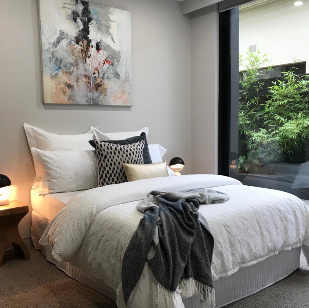Bedroom styled by Blend Design. Image sourced via their Instagram @blend_design